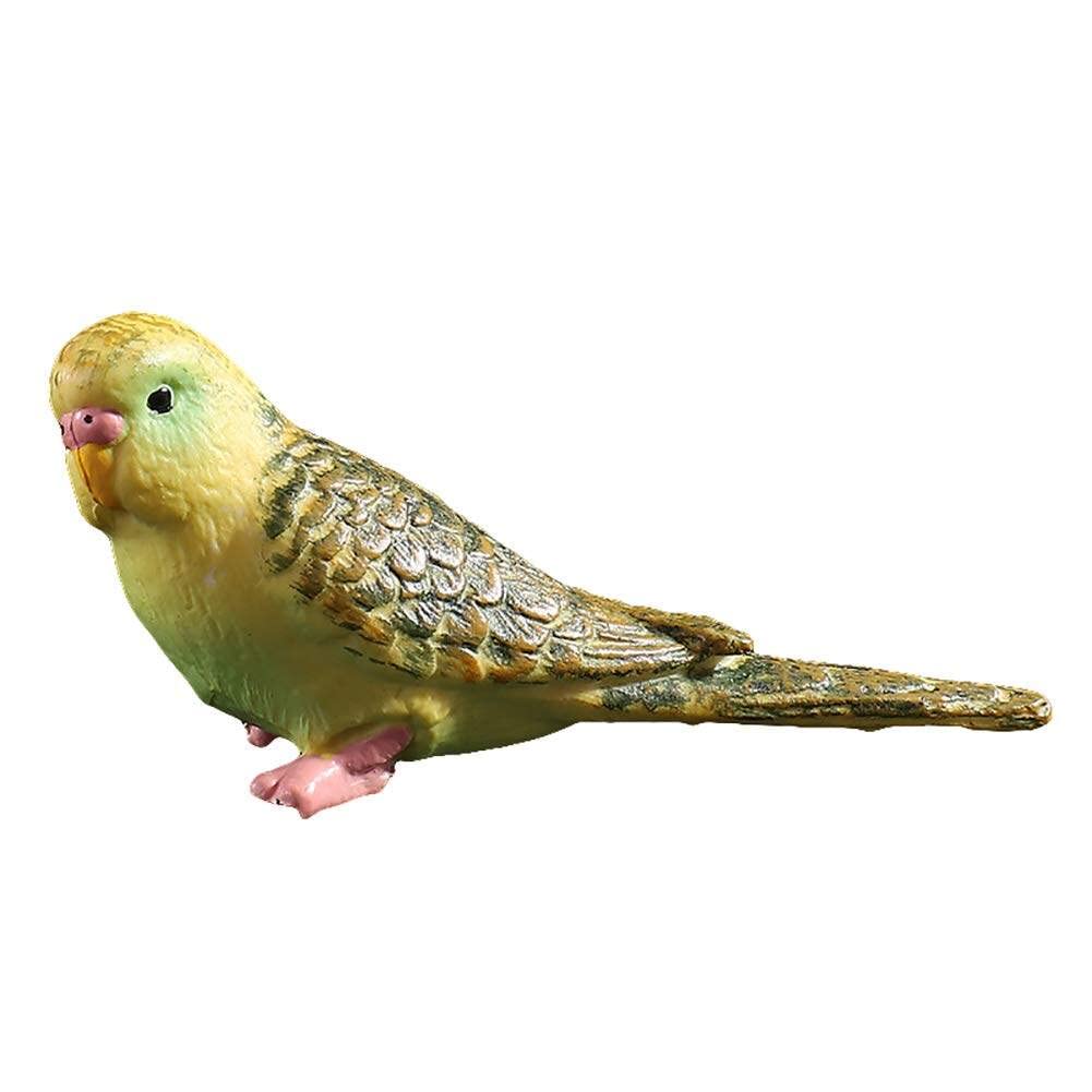 Amazon | エミュレーションオウムセキセイインコ鳥動物モデルおもちゃ
